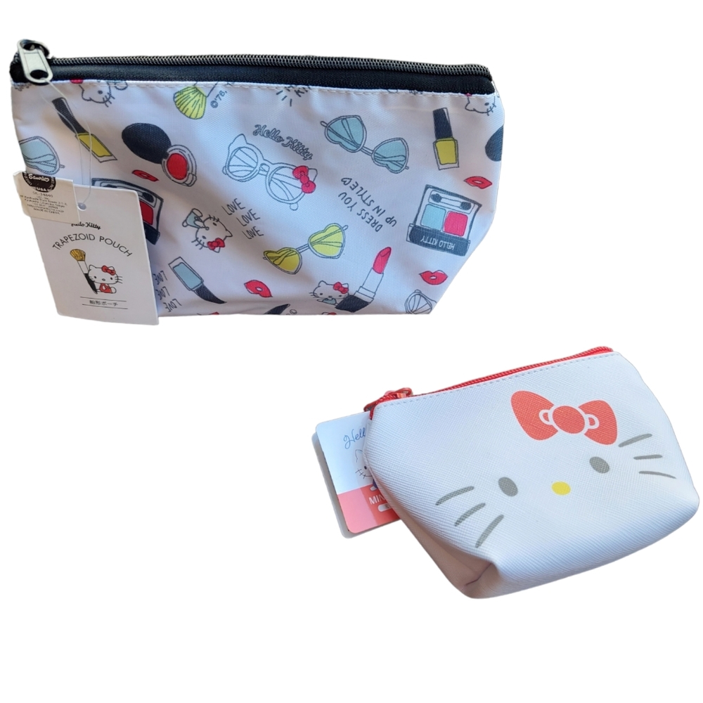 Hello Kitty Zipper Bag 2 piece Set